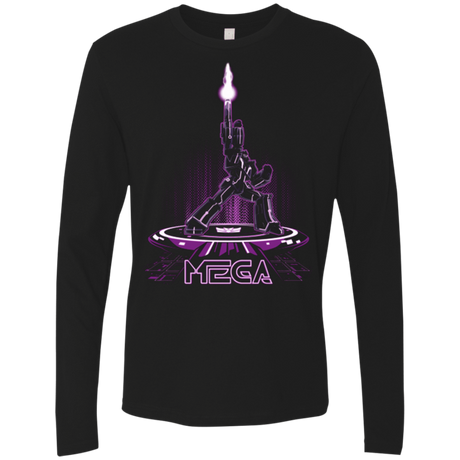 T-Shirts Black / Small MEGA (Tron) Men's Premium Long Sleeve