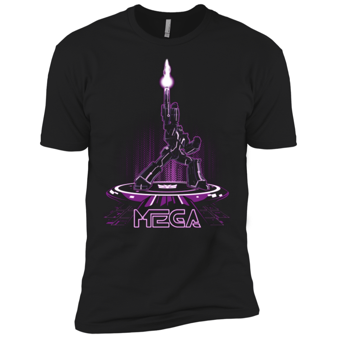 T-Shirts Black / X-Small MEGA (Tron) Men's Premium T-Shirt