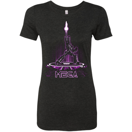 T-Shirts Vintage Black / Small MEGA (Tron) Women's Triblend T-Shirt