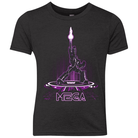 T-Shirts Vintage Black / YXS MEGA (Tron) Youth Triblend T-Shirt