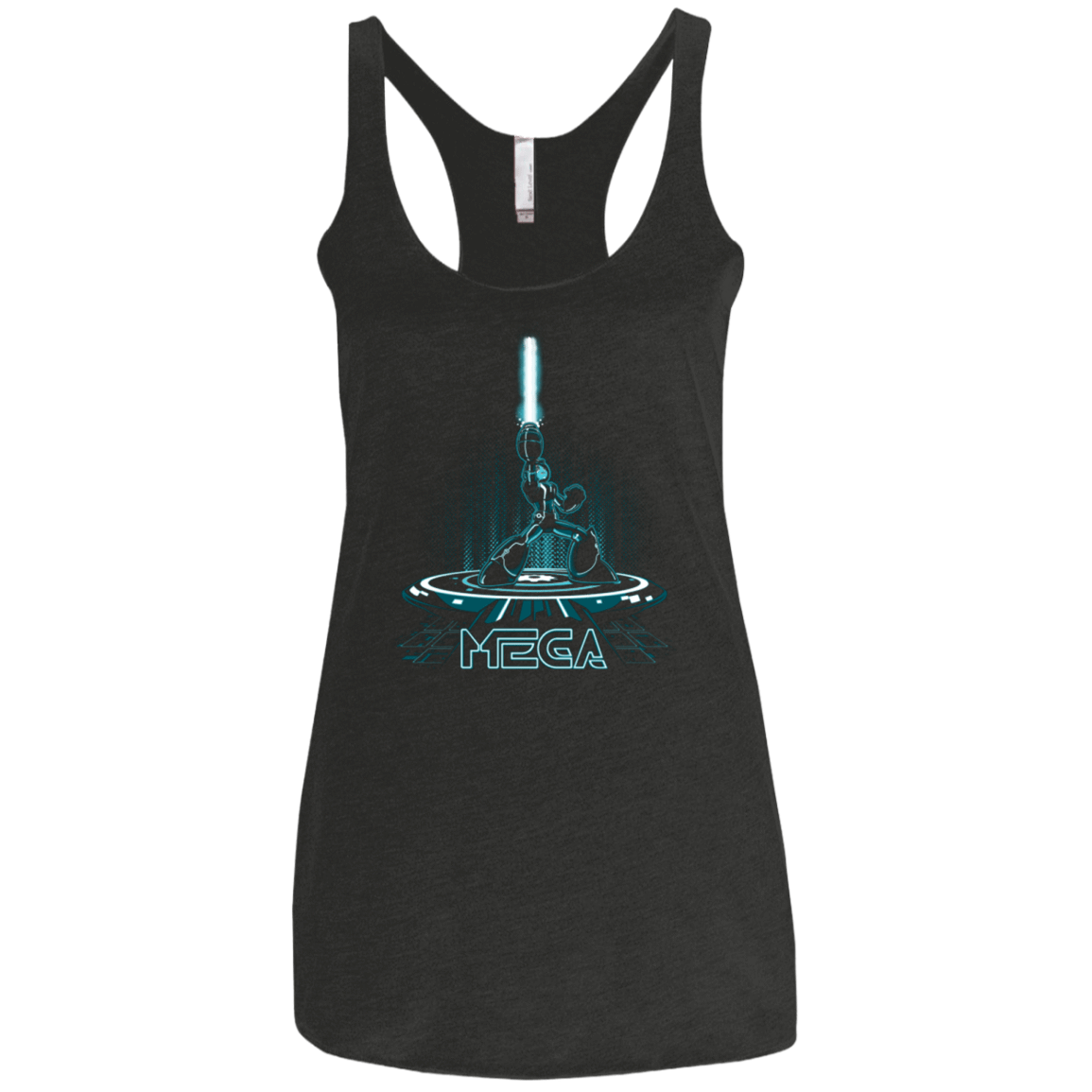 T-Shirts Vintage Black / X-Small MEGA Women's Triblend Racerback Tank