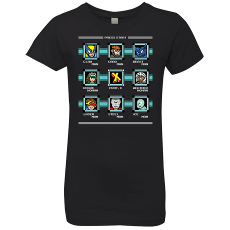 T-Shirts Black / YXS Mega X-Man Girls Premium T-Shirt