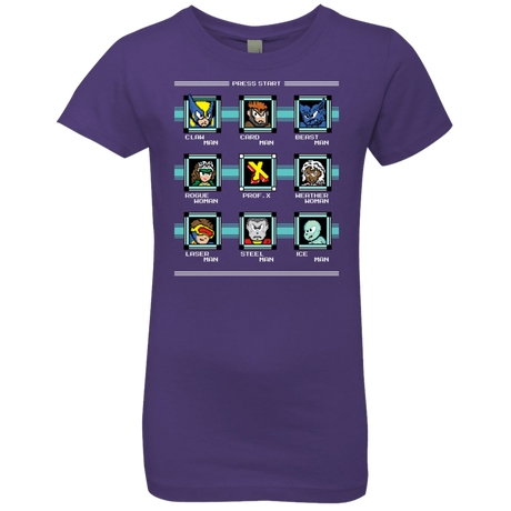 T-Shirts Purple Rush / YXS Mega X-Man Girls Premium T-Shirt