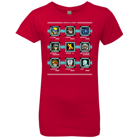 T-Shirts Red / YXS Mega X-Man Girls Premium T-Shirt