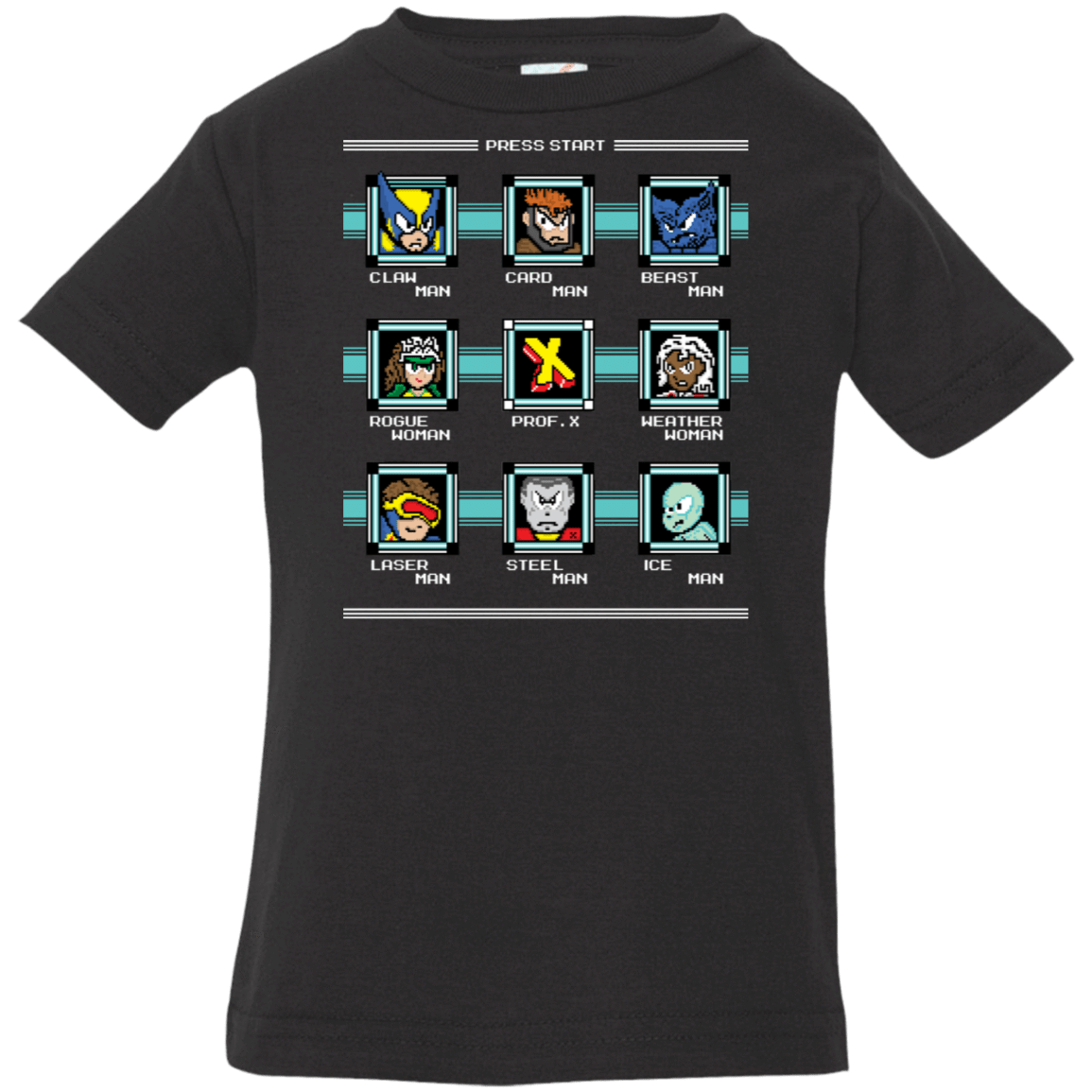 T-Shirts Black / 6 Months Mega X-Man Infant Premium T-Shirt