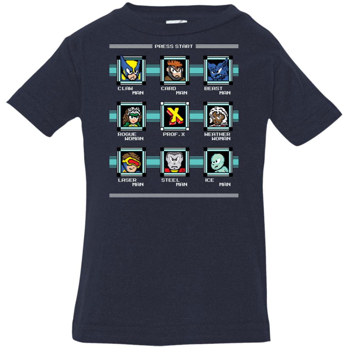 T-Shirts Navy / 6 Months Mega X-Man Infant Premium T-Shirt