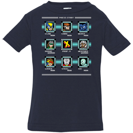 T-Shirts Navy / 6 Months Mega X-Man Infant Premium T-Shirt