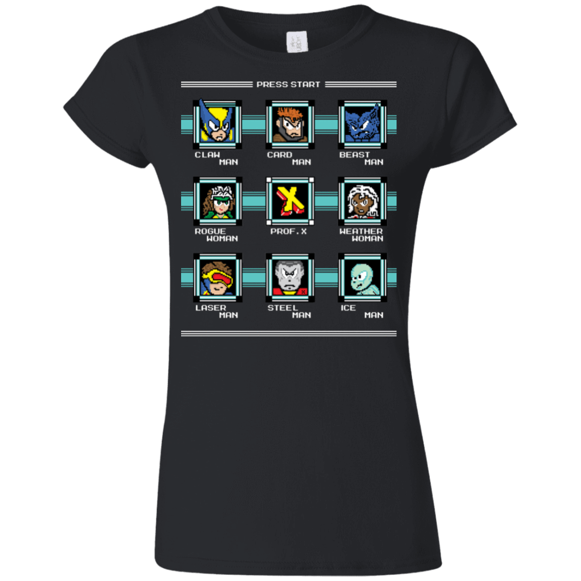T-Shirts Black / S Mega X-Man Junior Slimmer-Fit T-Shirt