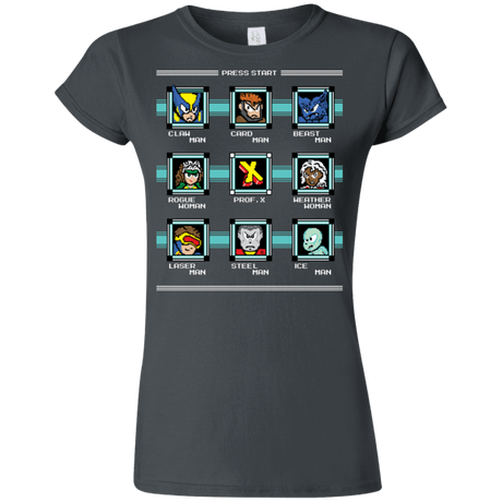 T-Shirts Charcoal / S Mega X-Man Junior Slimmer-Fit T-Shirt