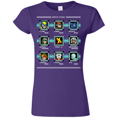 T-Shirts Purple / S Mega X-Man Junior Slimmer-Fit T-Shirt