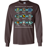 T-Shirts Dark Chocolate / S Mega X-Man Men's Long Sleeve T-Shirt
