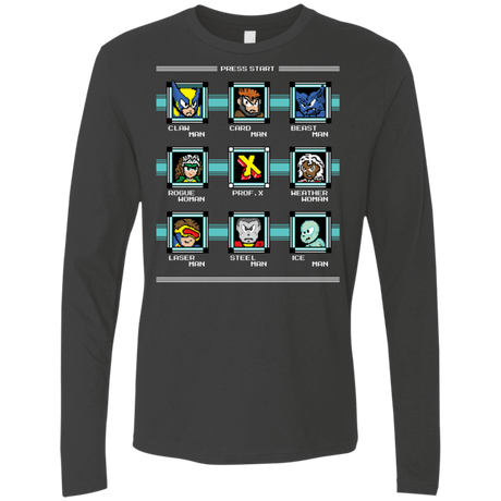 T-Shirts Heavy Metal / S Mega X-Man Men's Premium Long Sleeve