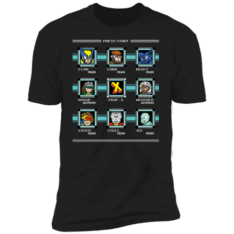 T-Shirts Black / X-Small Mega X-Man Men's Premium T-Shirt