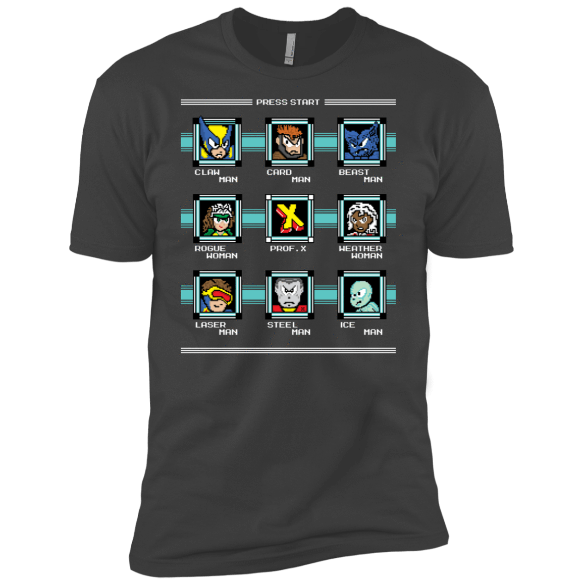 T-Shirts Heavy Metal / X-Small Mega X-Man Men's Premium T-Shirt