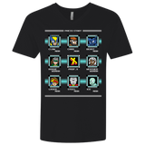 T-Shirts Black / X-Small Mega X-Man Men's Premium V-Neck