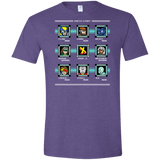 T-Shirts Heather Purple / S Mega X-Man Men's Semi-Fitted Softstyle