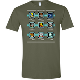 T-Shirts Military Green / S Mega X-Man Men's Semi-Fitted Softstyle