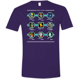 T-Shirts Purple / S Mega X-Man Men's Semi-Fitted Softstyle