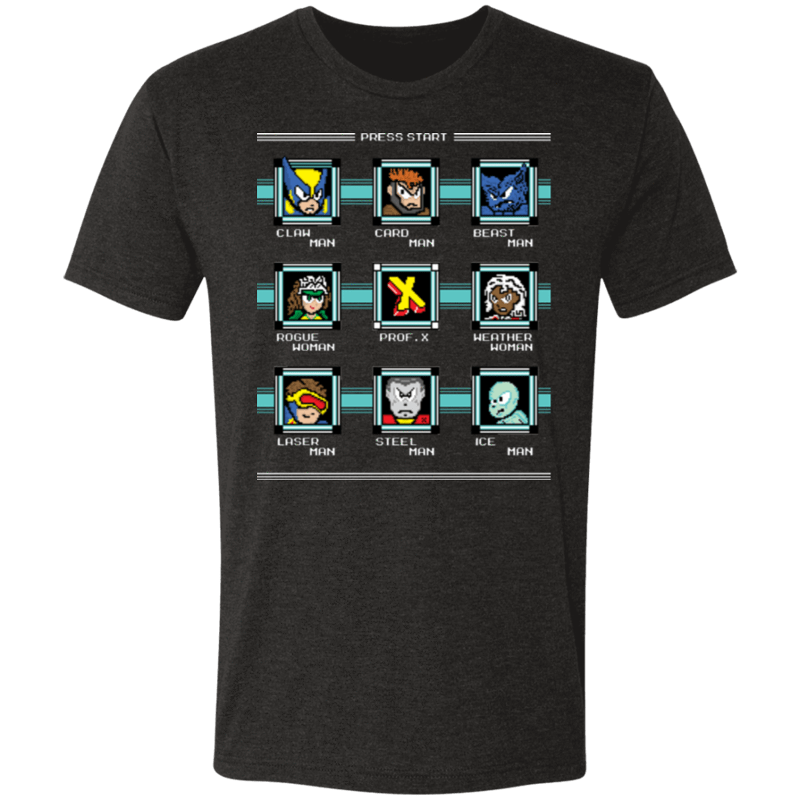 T-Shirts Vintage Black / S Mega X-Man Men's Triblend T-Shirt