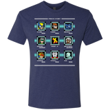 T-Shirts Vintage Navy / S Mega X-Man Men's Triblend T-Shirt