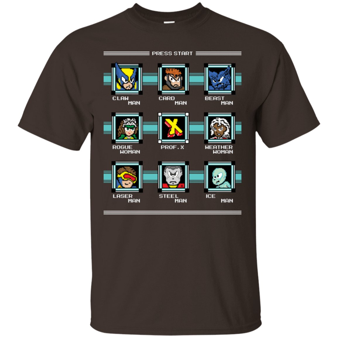 T-Shirts Dark Chocolate / S Mega X-Man T-Shirt
