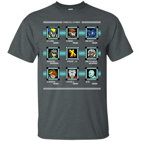T-Shirts Dark Heather / S Mega X-Man T-Shirt