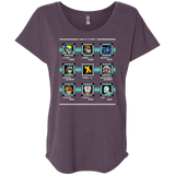 T-Shirts Vintage Purple / X-Small Mega X-Man Triblend Dolman Sleeve