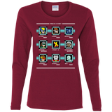 T-Shirts Cardinal / S Mega X-Man Women's Long Sleeve T-Shirt