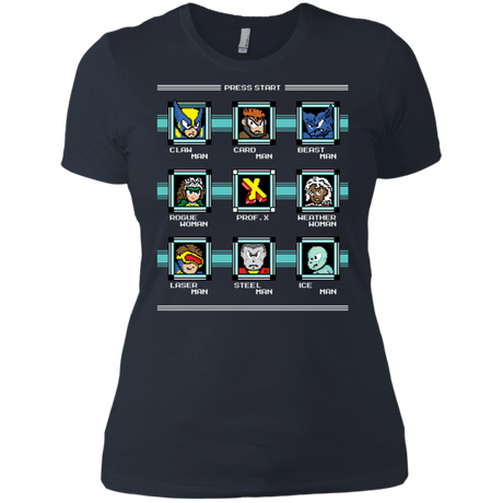 T-Shirts Indigo / X-Small Mega X-Man Women's Premium T-Shirt