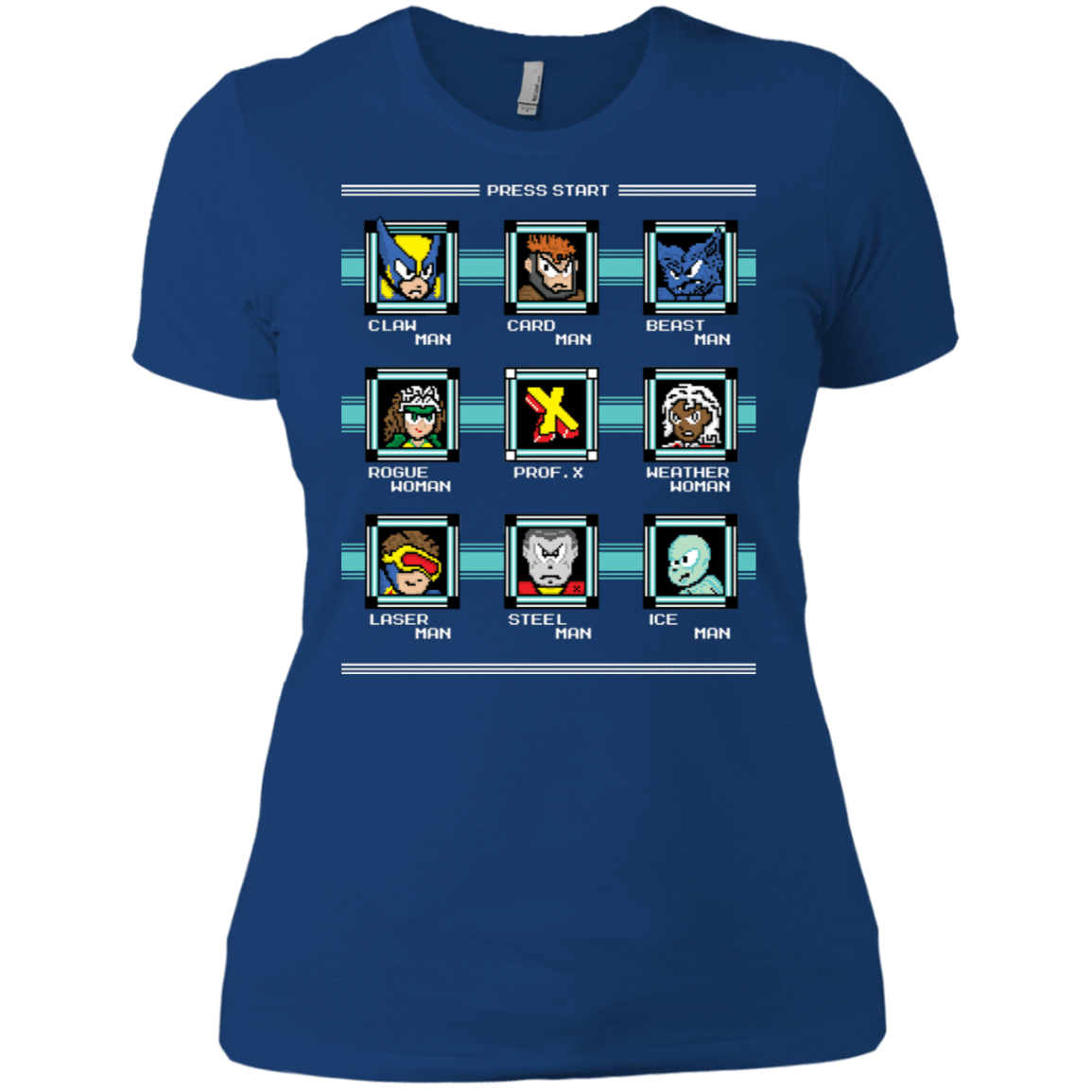 T-Shirts Royal / X-Small Mega X-Man Women's Premium T-Shirt