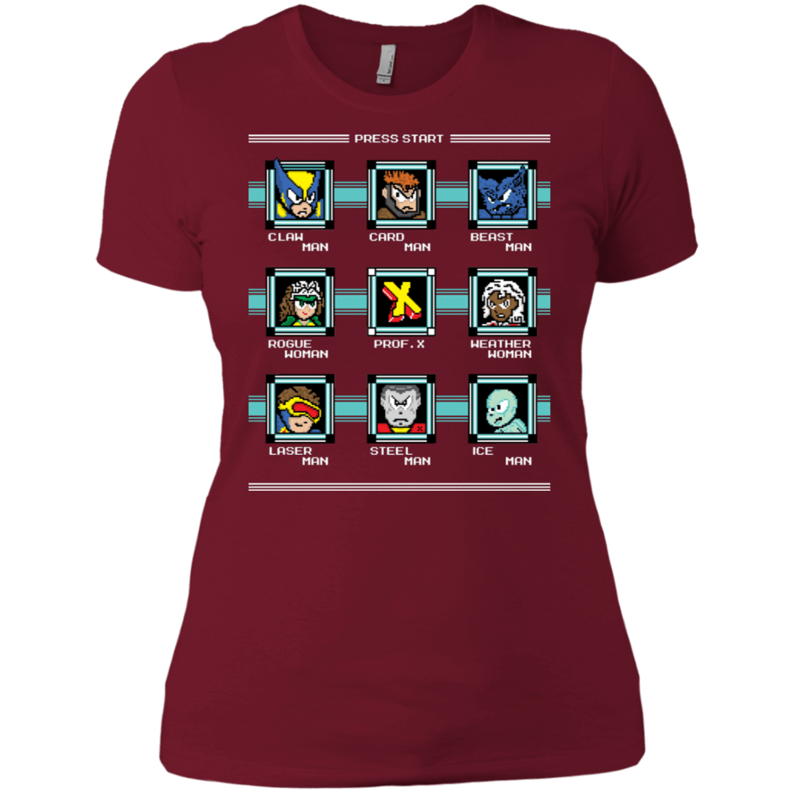 T-Shirts Scarlet / S Mega X-Man Women's Premium T-Shirt