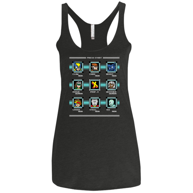 T-Shirts Vintage Black / X-Small Mega X-Man Women's Triblend Racerback Tank
