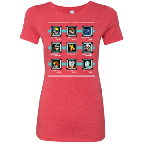 T-Shirts Vintage Red / S Mega X-Man Women's Triblend T-Shirt