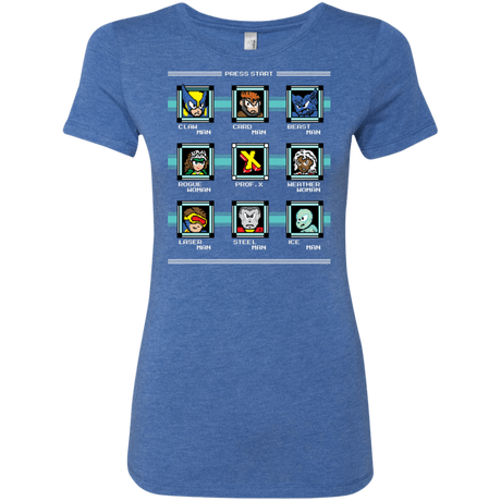 T-Shirts Vintage Royal / S Mega X-Man Women's Triblend T-Shirt