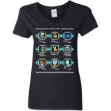 T-Shirts Black / S Mega X-Man Women's V-Neck T-Shirt