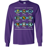 T-Shirts Purple / YS Mega X-Man Youth Long Sleeve T-Shirt
