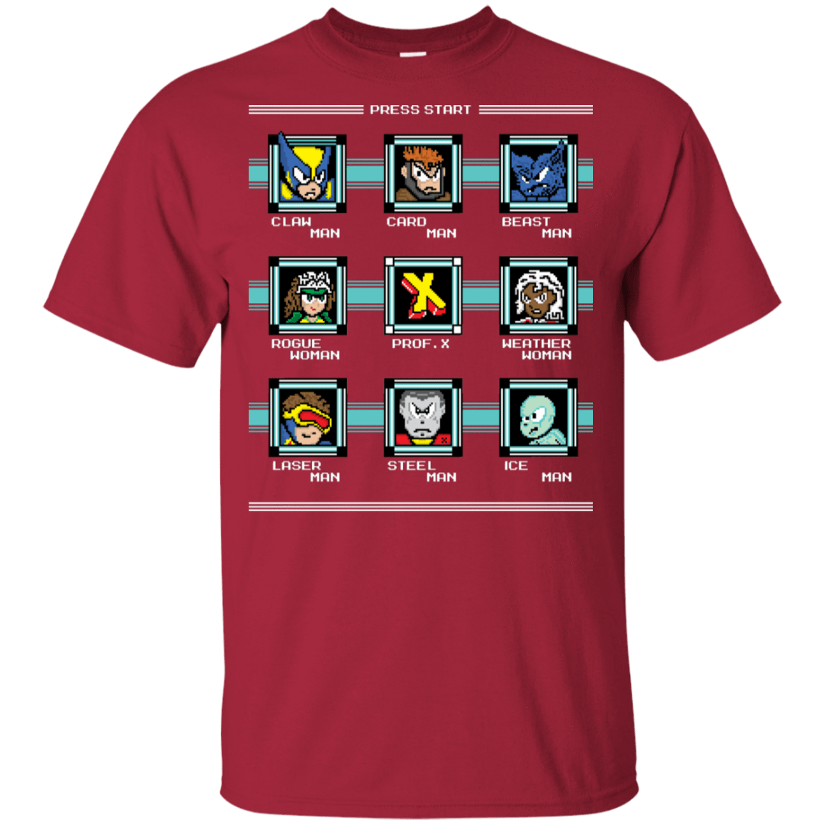T-Shirts Cardinal / YXS Mega X-Man Youth T-Shirt