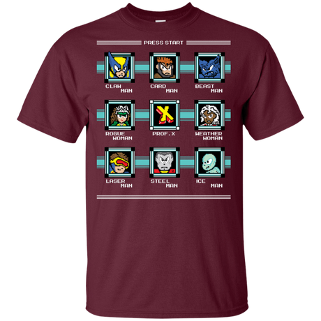 T-Shirts Maroon / YXS Mega X-Man Youth T-Shirt