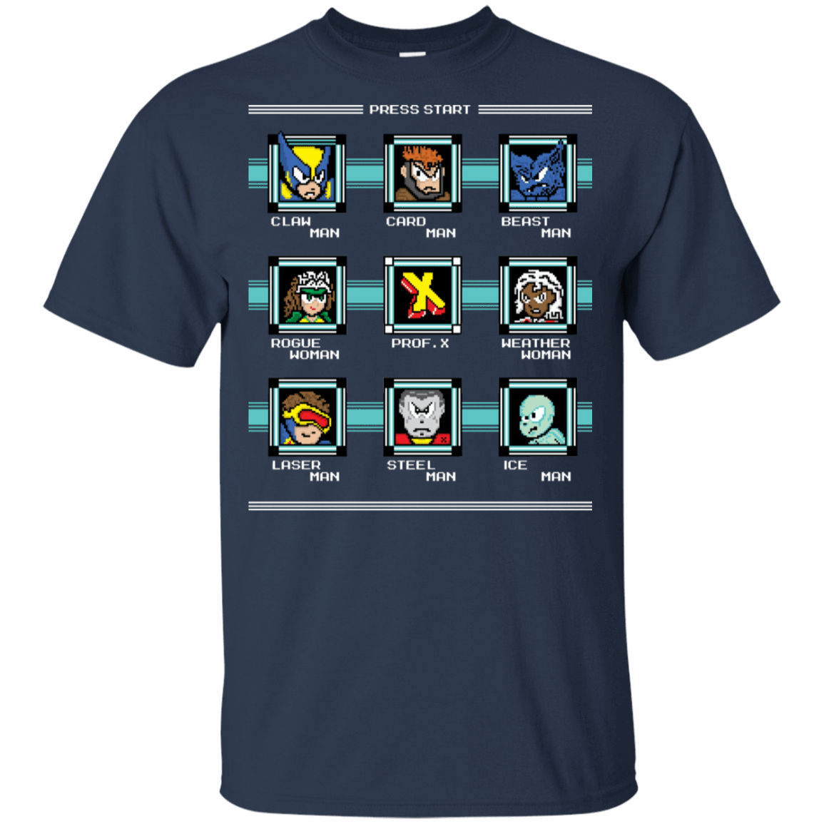 T-Shirts Navy / YXS Mega X-Man Youth T-Shirt
