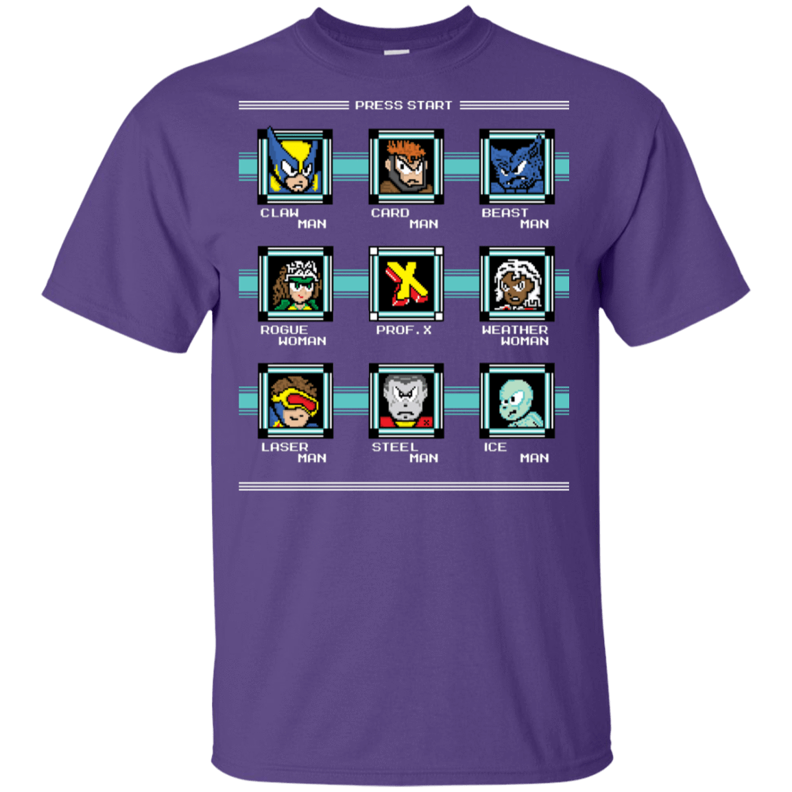 T-Shirts Purple / YXS Mega X-Man Youth T-Shirt