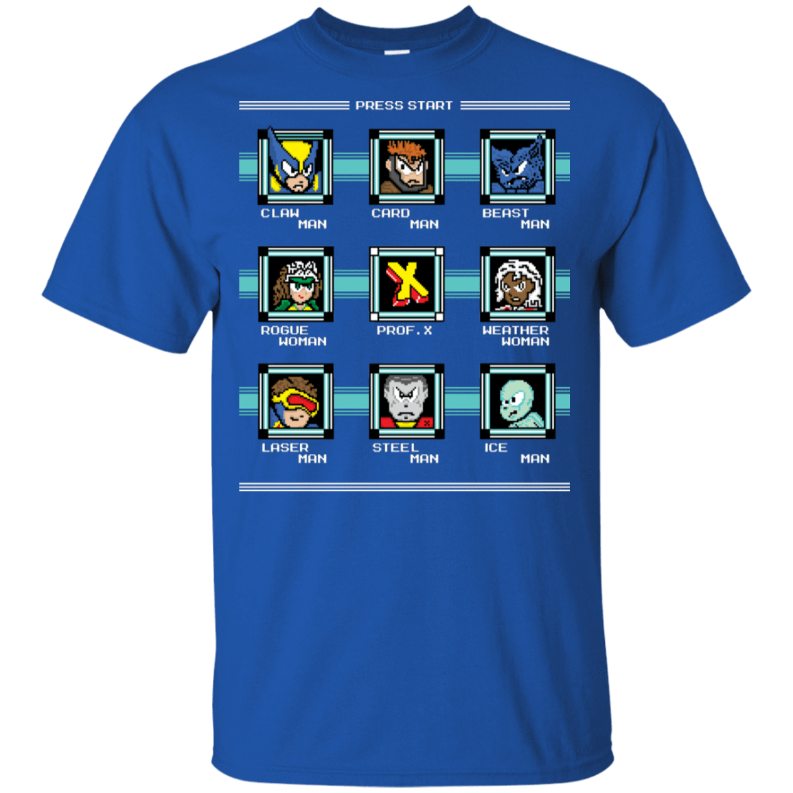 T-Shirts Royal / YXS Mega X-Man Youth T-Shirt