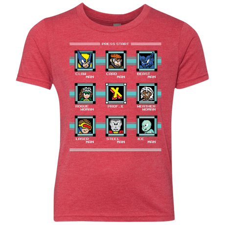 T-Shirts Vintage Red / YXS Mega X-Man Youth Triblend T-Shirt