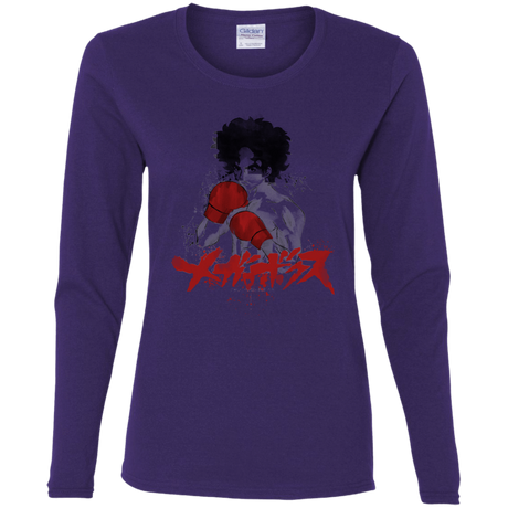T-Shirts Purple / S Megalo Women's Long Sleeve T-Shirt
