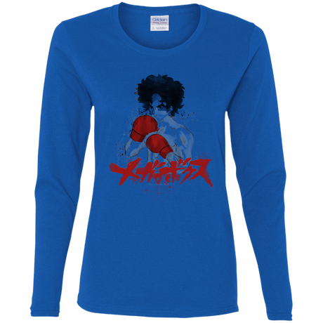 T-Shirts Royal / S Megalo Women's Long Sleeve T-Shirt