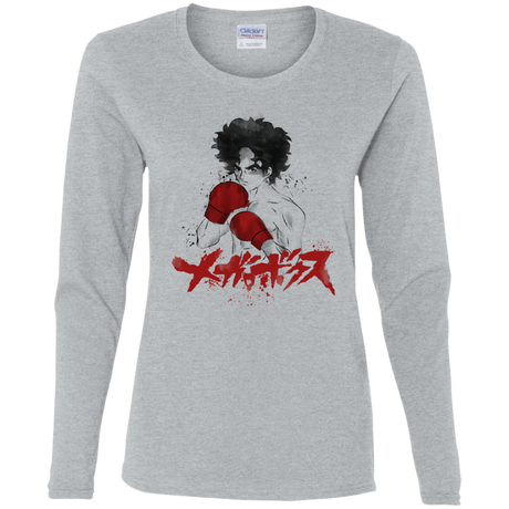 T-Shirts Sport Grey / S Megalo Women's Long Sleeve T-Shirt