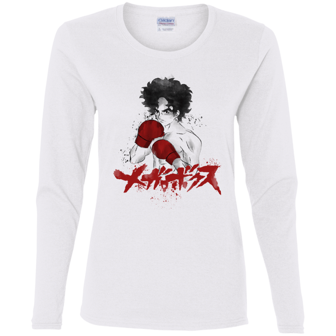 T-Shirts White / S Megalo Women's Long Sleeve T-Shirt