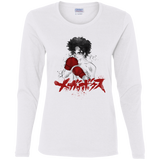 T-Shirts White / S Megalo Women's Long Sleeve T-Shirt