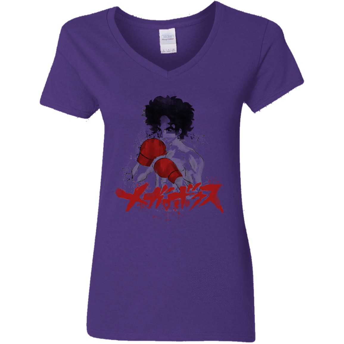 T-Shirts Purple / S Megalo Women's V-Neck T-Shirt