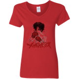 T-Shirts Red / S Megalo Women's V-Neck T-Shirt