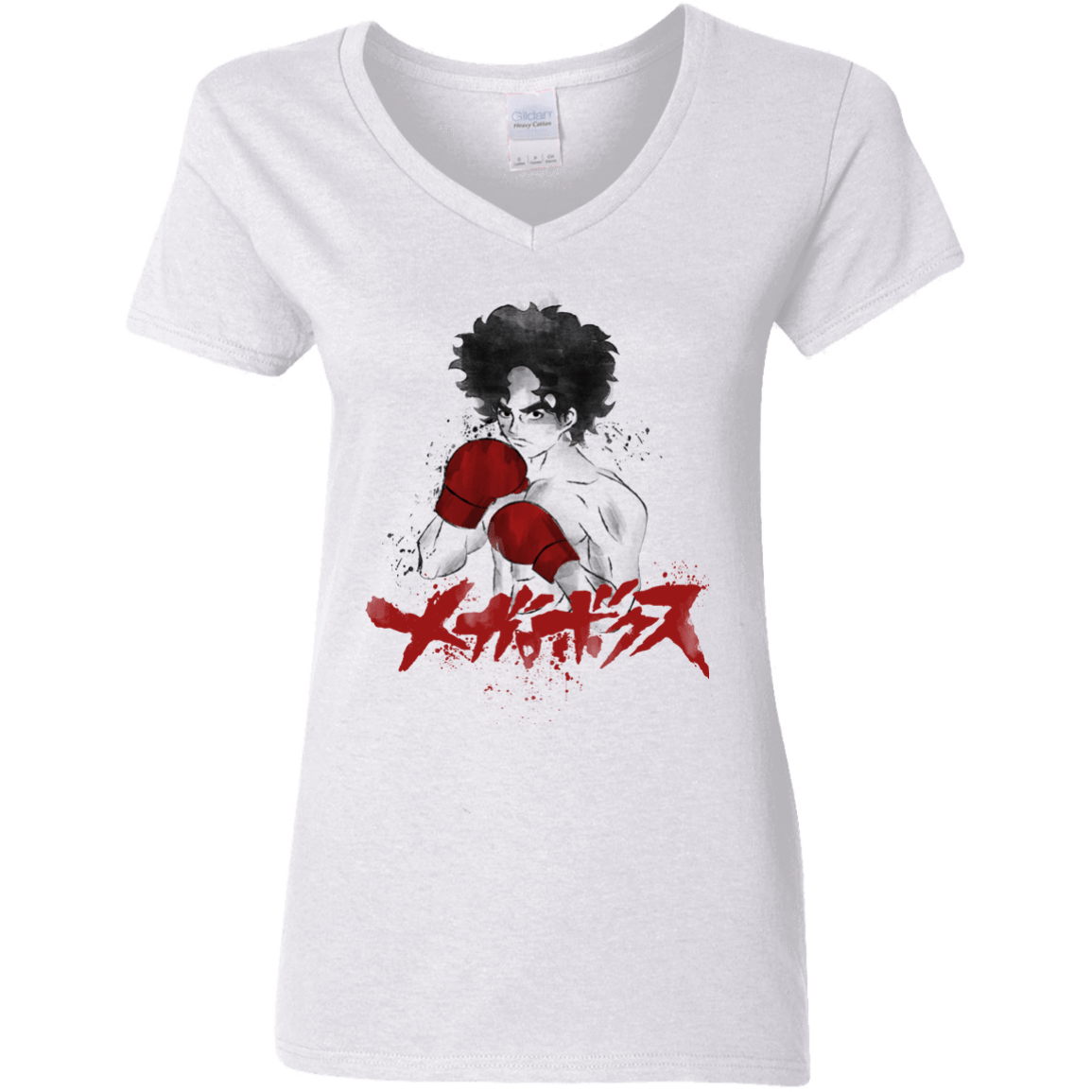 T-Shirts White / S Megalo Women's V-Neck T-Shirt